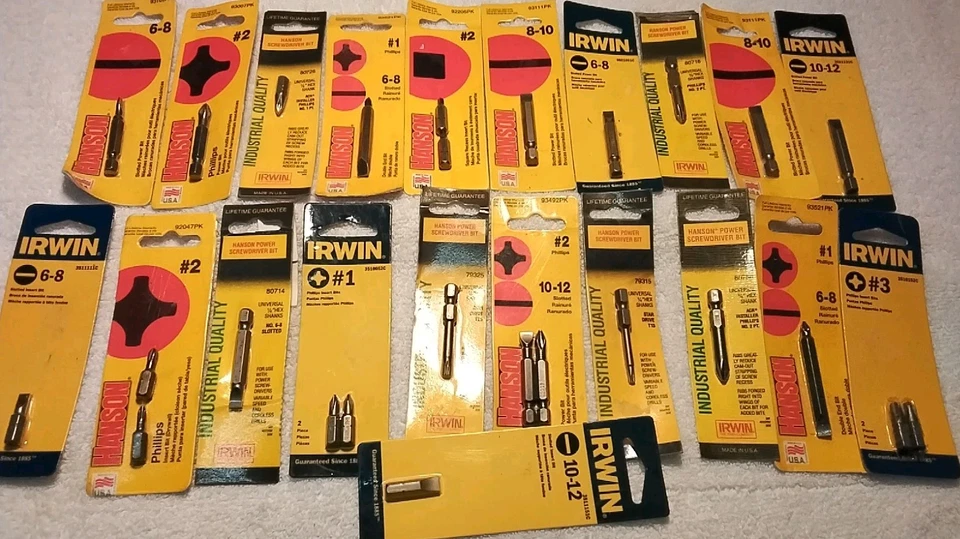 26pc IRWIN ASSORTED SCREWDRIVER BIT SET - Image 1 of 4