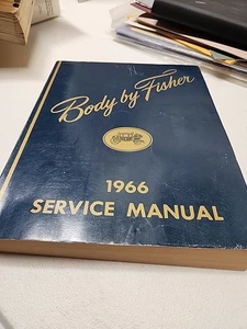 1966 Fisher Body Service Manual Buick Cadillac Chevrolet Oldsmobile Pontiac - Picture 1 of 4