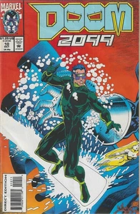 Doom 2099 #10 Cover by Pat Brodrick Marvel Comics 1993 VF/NM - Picture 1 of 1