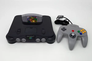 Nintendo 64 Console N64 + Mario 64 💎 VGC-TOP 💎 - Picture 1 of 14