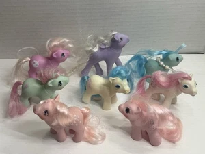Vintage 1980's LOT of 8 Hasbro My Little Pony G1 Figures - Bild 1 von 21