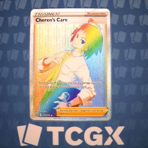 Pokemon - Cheren's Care (Secret) - 177/172 - SWSH09: Brilliant Stars - Holo NM - Picture 1 of 1