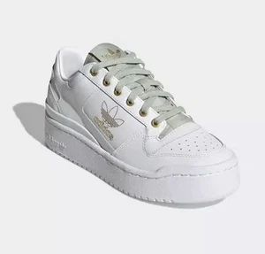 Adidas Originales Forum Negrita Blanco Mate Dorado Plataforma Elevada Mujer’s 10 - Imagen 1 de 11