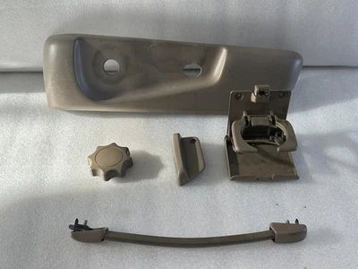 Toyota Sienna 1998 1999 2000 embellecedores asiento delantero del conductor + portavasos 4 piezas roble Foto 1 de 4