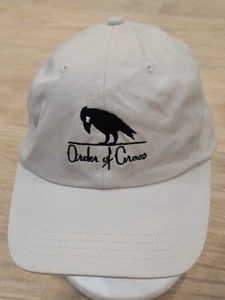 Order of Crows Beige Adjustable Baseball Cap Hat by Paramount Apparel - Picture 1 of 6