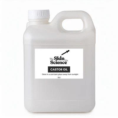 THE SKIN SCIENCE COMPANY Castor Oil - Conditioning Treatment for Dry & Brittle Hair | Free Shipping - 1Lt