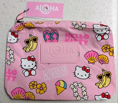 Aloha Collection x Hello Kitty Small Pink Pouch Hawaii Kawaii - Image 1 of 4