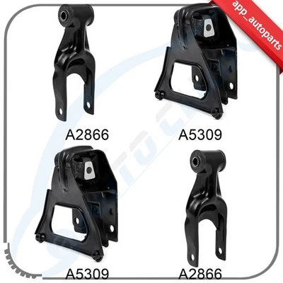 Engine Mount Kit Set 4PCS For 1998-1999 Oldsmobile Intrigue 3.8L 2866 x2 3088 x2 - Изображение 1 из 4