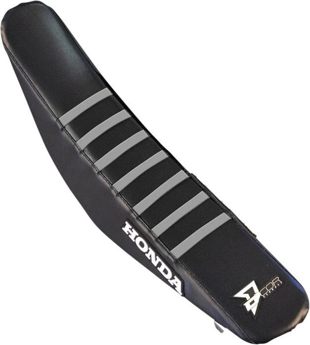 Dcor Ribbed Seat Cover Black/Black/Gray #30-10-507 for Honda CRF450R/CRF250R — 第 1/1 张图片