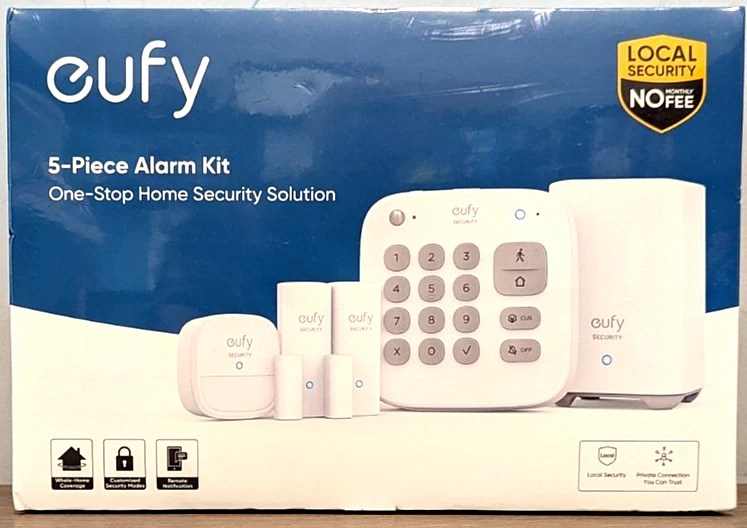 NEW! eufy 5-Piece Home Alarm/Security Kit (T8990121-4) - Image 1 of 4