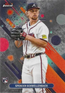 Spencer Schwellenbach #43 2025 Topps Finest COMMON RC Braves - Picture 1 of 2