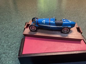 1/43 Brumm R41 Bugatti Tipo 59 HP 230 1933 Blue #4 Race Car Mint - Picture 1 of 5