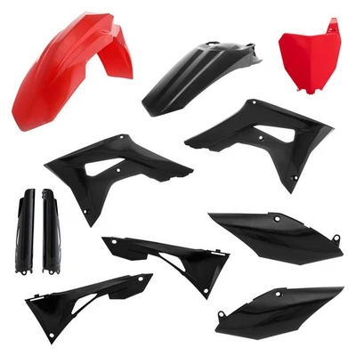 Kit completo de plástico Acerbis rojo/negro para Honda CRF450R 2019-2020 Foto 1 de 2