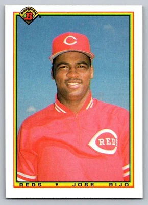 1990 Bowman #45 Jose Rijo Cincinnati Reds - Image 1 of 2