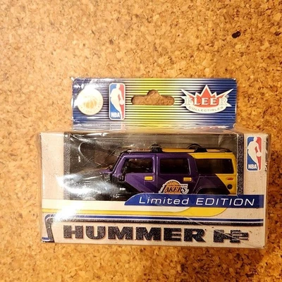 LA Lakers HUMMER H2 Diecast 1/43 Scale Miniature Car #PF4Q2Q - Image 1 of 4