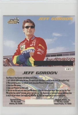 1996 Pinnacle Action Packed Fan Scan Promo Unfolded Jeff Gordon #4 HOF - Image 1 of 2