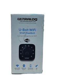 Utec Ultraloq U-Bolt Pro WiFi Smart Deadbolt NEW SEALED U-BOLT-WIFI-BK - Picture 1 of 7