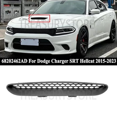 Rejilla de ventilación con bisel central delantero del capó para Dodge Charger SRT GT Hellcat 15-23 Foto 1 de 4