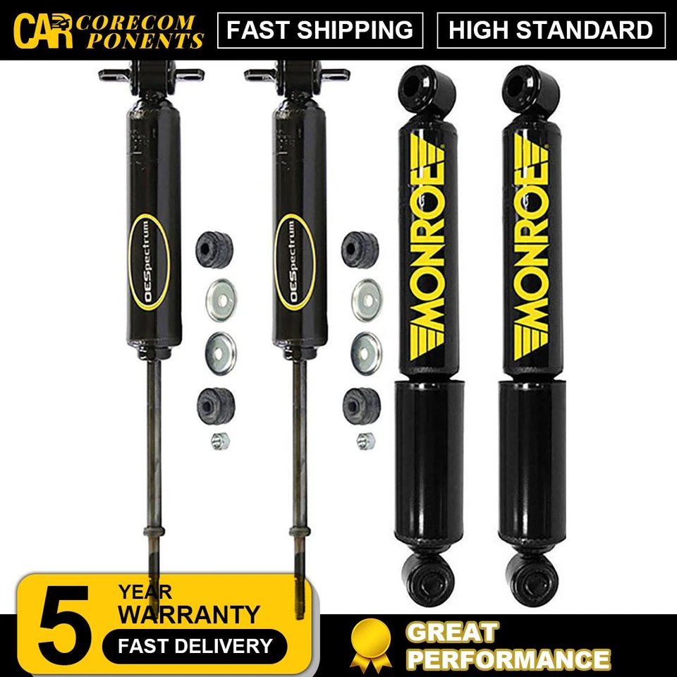 4 Amortiguadores delanteros traseros Monroe para Chevrolet Corvette 1963-1982 Foto 1 de 1