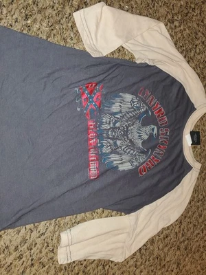 Junk Food Winterland Lynyrd Skynyrd 3/4 Sleeve Raglan Shirt Women’s Medium VTG - Изображение 1 из 3