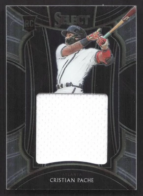 2021 Panini Select #RJS-CP Cristian Pache Rookie Jumbo Swatch - Image 1 of 2