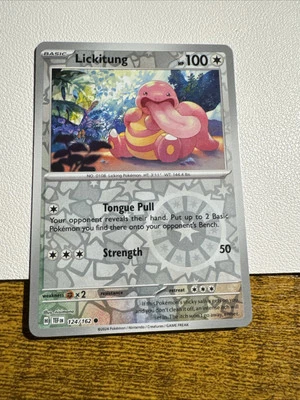 Lickitung 124/162 Sv05: Temporal Forces Reverse Holo - Image 1 of 2