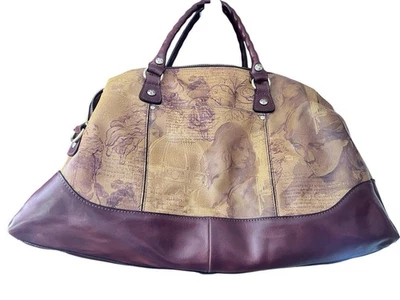 Patricia Nash Europa Leather Weekender Duffel Bag  NWT Sketchbook Series - Image 1 of 4