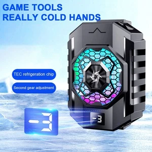 Refroidisseur Téléphone Gaming avec Réglages RGB et Vitesse Réglables pour P - Photo 1 sur 13