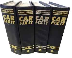 MARSHALL CAVENDISH CAR FIX IT COMPLETE SET OF 4 VOLUMES Vintage - Picture 1 of 10
