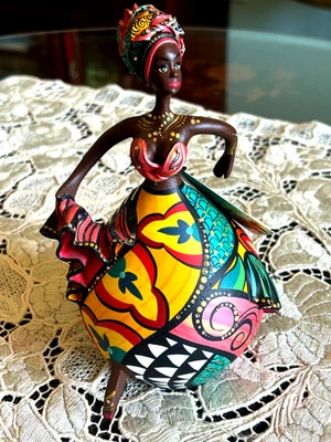 💕 Экзотическое искусство тыквы — подписано известным бразильским ремесленником — скульптуры эко декора - Изображение 1 из 4