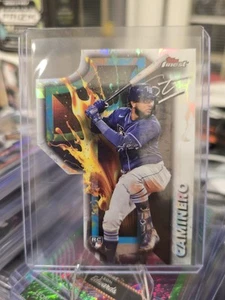 2024 Finest #FFD-3 Junior Caminero Finest Firsts Die Cuts Tampa Bay Rays - Picture 1 of 1