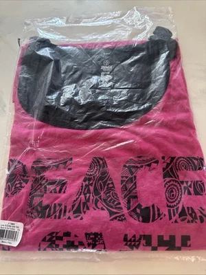 Camiseta sin mangas Zumba talla XXLovely 2X XXL PEACE LOVE rosa y negra nueva con etiquetas Foto 1 de 4