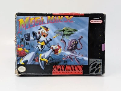 Mega Man X (Super Nintendo Entertainment System, 1993) - CIB Complete - Image 1 of 4