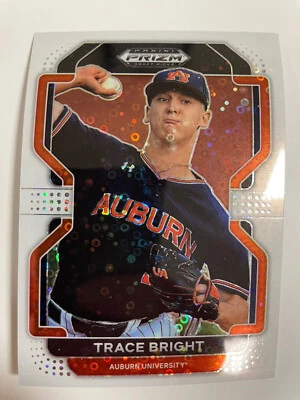 Trace Bright 3/50 2022 Panini Prizm Draft White Disco Donut Rookie Prospect RC - Image 1 of 2