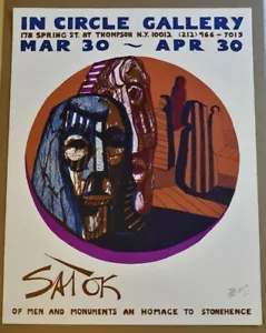 Ronald Satok, Of Men & Monuments from Septology Portfolio,1972 Signed & Numbered - Picture 1 of 5
