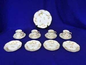 Haviland Limoges France Schleiger 41c Dessert Set Demitasse Cup Saucers & Plates - Picture 1 of 10