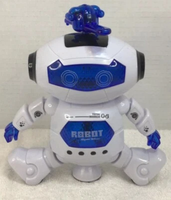 Robot Bailarín con Luces y Sonido 360 Grados LED Giratorio Niños Juguete Warror 06 Foto 1 de 4