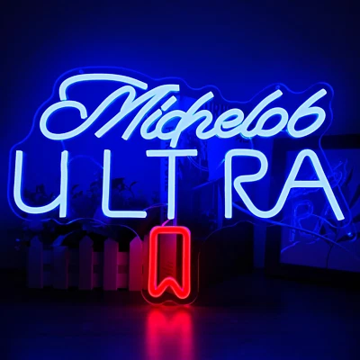 Michelob Neon Sign for Wall Decor Dimmable Beer Neon Signs Bar Led Sign Neon Sig - Image 1 of 4