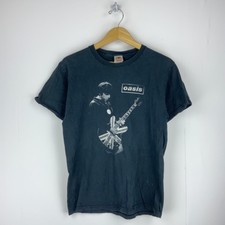 Oasis Band T-shirt Size Medium Black Brit Pop English Rock Tour