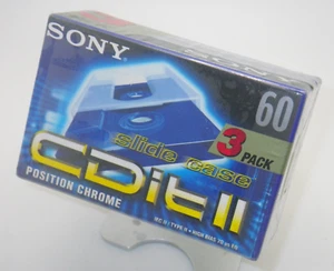 3 X Tape CDit II SONY 60 Chrome - Neuf - Imagen 1 de 2