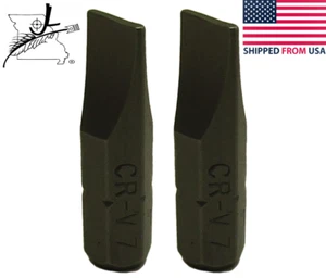 2x SL7 Slotted Large Flat 1/4" Hex Shank Screwdriver Bits 7mm Drill - Picture 1 of 8