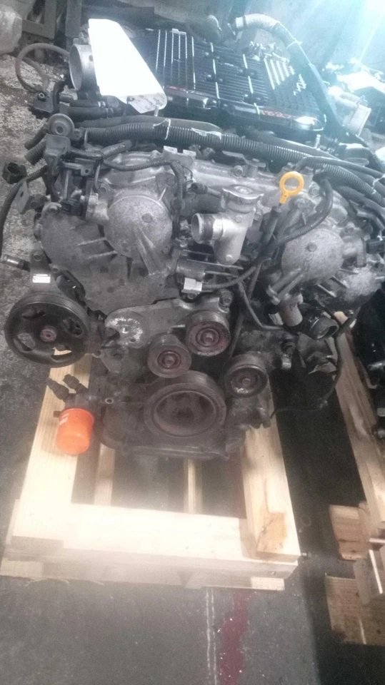 2014 INFINITI Q60 3.7L V6 Engine Complete Assembly 113K Miles OEM Silver Foto 1 de 4