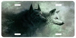 Wolf Wolves Pack Hunting Beast Dog Hunter Novelty Car Truck Tag License Plate - Picture 1 of 1