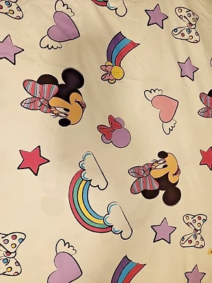 Disney Minnie Mouse Doble Sábana Plana Solo Multicolor Niños Niñas Niños Foto 1 de 4