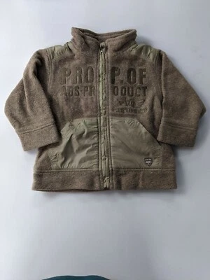 Chaqueta Absorba Niños 18M Marrón Cremallera Cuello Bolsillos Manga Larga Poliéster Foto 1 de 4