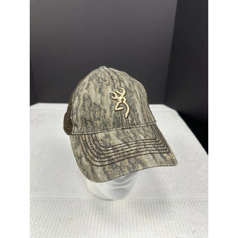Browning Armas de Fuego Caza Camuflaje Camionero Malla Espalda Sombrero Gorra SnapBack Foto 1 de 4