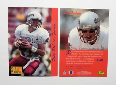 DREW BLEDSOE 1993 Classic Pro Line Live Card # 174 _ Low Mailing Cost - Image 1 of 2