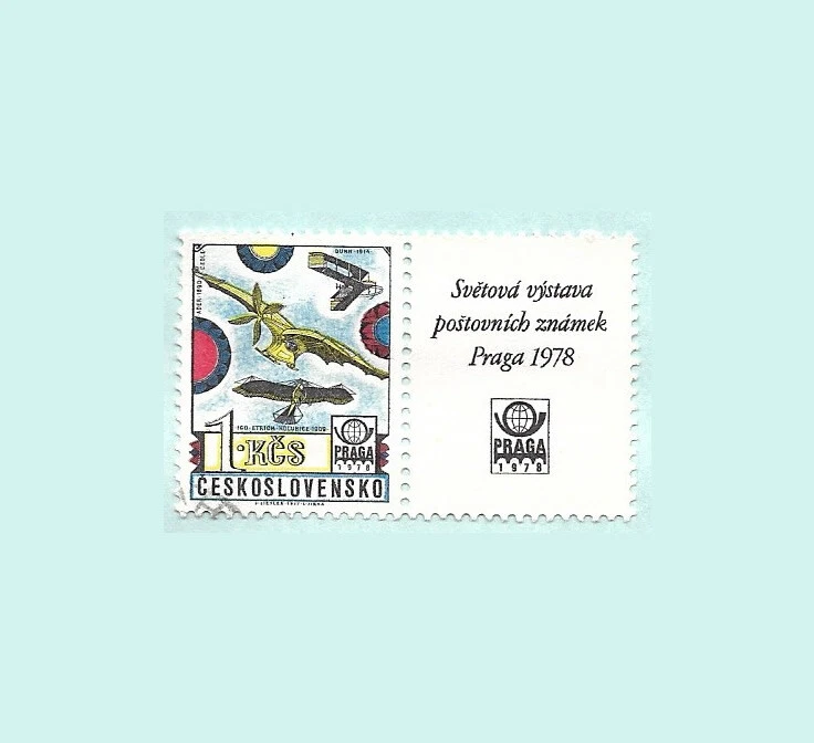 Checoslovaquia CSSR 1978 1Kcs Expo Mundial Show sello postal usado Foto 1 de 1