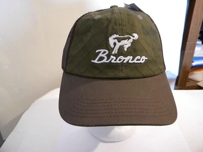 Gorra acolchada Ford Motor Co Bronco, parte posterior de malla, ajuste, diseño bordado, nueva con etiquetas Foto 1 de 4
