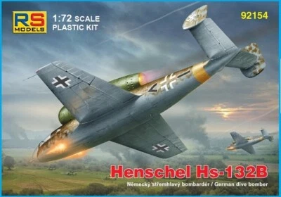 Henschel Hs-132B, RS Models, 1:72, 92154 Plastikmodellbau